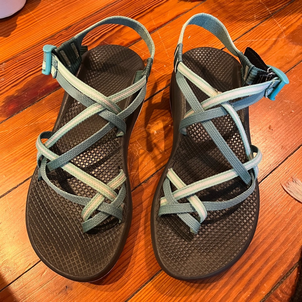 Green Double Strap Chacos